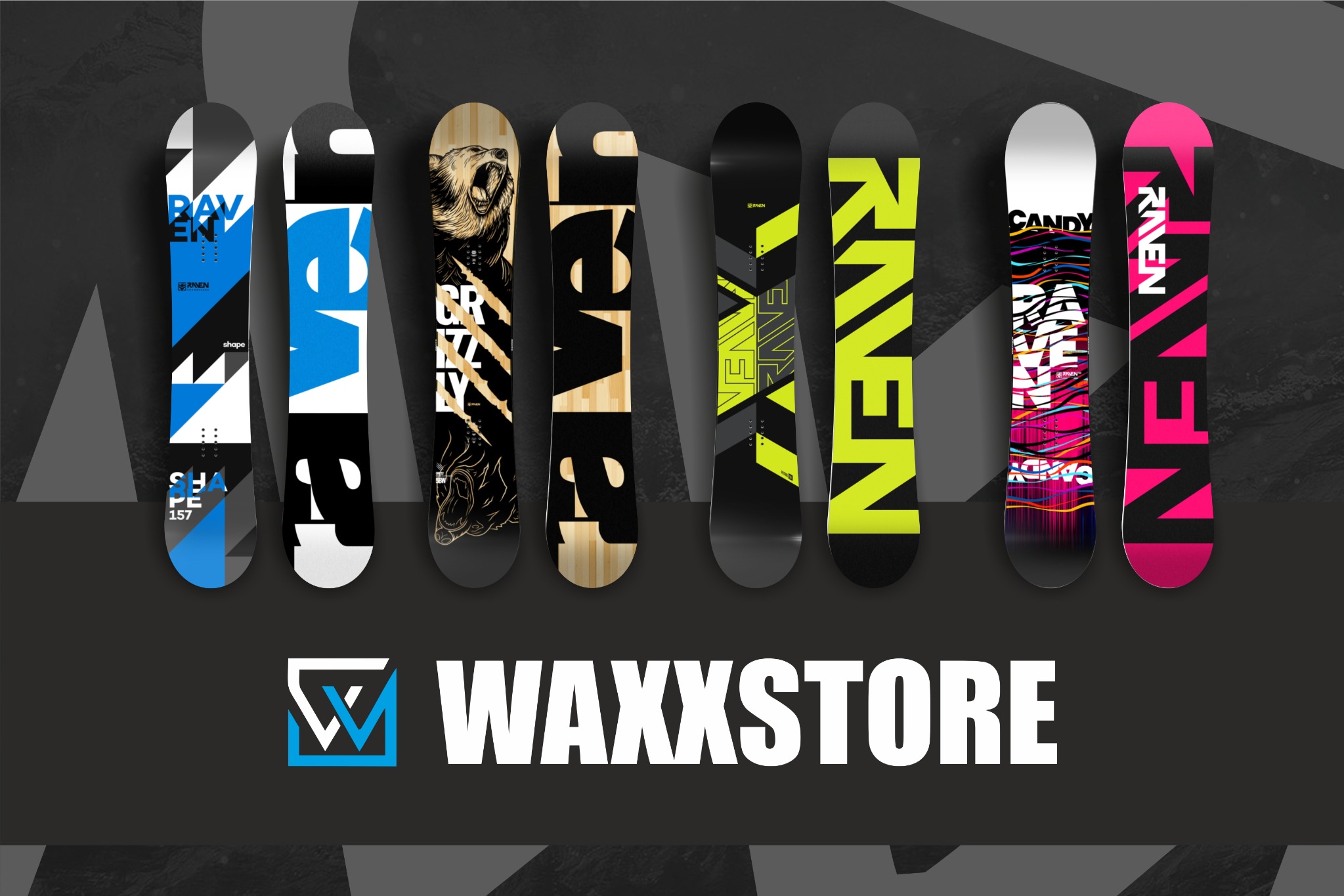 Raven snowboard választék a WaxxStore kínálatában